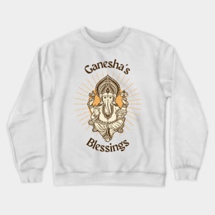 Ganesha's Blessings Crewneck Sweatshirt